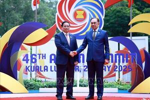 Thủ tướng Phạm Minh Chính dự và phát biểu tại Phiên toàn thể Hội nghị Cấp cao ASEAN lần thứ 46