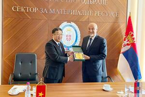 Thượng tướng Phạm Hoài Nam thăm, làm việc tại Serbia