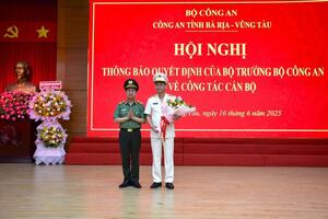 Thiếu tướng Vũ Như Hà nhận nhiệm vụ Giám đốc Công an tỉnh Tây Ninh