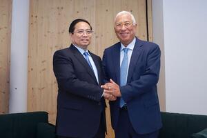 Thủ tướng Phạm Minh Chính gặp các Lãnh đạo Liên minh châu Âu