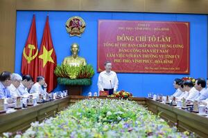 Tổng Bí thư: Kiện toàn bộ máy, chuẩn bị tốt cho hợp nhất 3 tỉnh