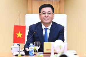 Thông tin phiên đàm phán trực tuyến cấp bộ trưởng về thương mại đối ứng Việt Nam-Hoa Kỳ