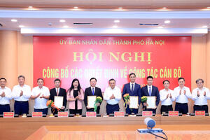 Bổ nhiệm ông Lê Thanh Nam  giữ chức vụ Chánh Văn phòng UBND TP. Hà Nội
