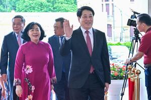 Chủ tịch nước dự Lễ công bố nghị quyết, quyết định về sắp xếp và tổ chức đơn vị hành chính cấp xã của TP Hà Nội