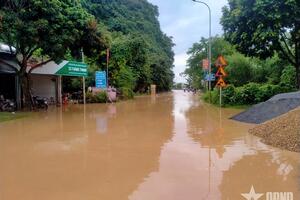 Nghệ An: Tuyến quốc lộ 7A lên các xã vùng cao Nghệ An bị gián đoạn