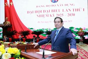 Thủ tướng Phạm Minh Chính dự Đại hội đại biểu Đảng bộ Bộ Xây dựng nhiệm kỳ 2025 - 2030