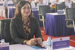 Thứ trưởng Phan Thị Thắng dự lễ khởi công Nhà máy Thuỷ điện Trị An mở rộng