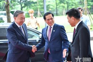 Tổng Bí thư Tô Lâm dự Lễ kỷ niệm 80 năm Ngày thành lập ngành Ngoại giao Việt Nam