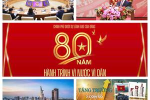 Chính phủ dưới sự lãnh đạo của Đảng 80 năm hành trình vì nước, vì dân