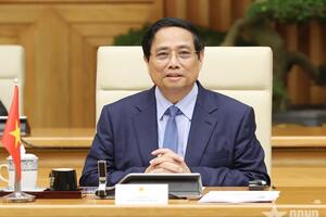 Thủ tướng Phạm Minh Chính hội kiến Bí thư Thứ nhất, Chủ tịch nước Cộng hòa Cuba Miguel Díaz-Canel Bermúdez