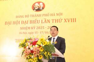Khai trương Trung tâm Báo chí Đại hội XVIII Đảng bộ TP. Hà Nội