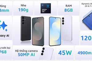 Samsung Galaxy S25 FE: Pin khủng và sạc siêu nhanh