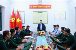 Thủ tướng Phạm Minh Chính thăm Đồn Biên phòng Yên Khương, Thanh Hóa