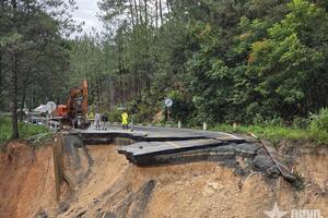 Lâm Đồng công bố tình huống khẩn cấp về thiên tai đối với đèo Mimosa