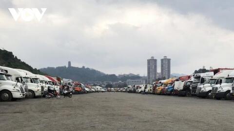 Lo quá tải cửa khẩu, Lào Cai ra thông báo dừng tiếp nhận xe hàng hoa quả tươi