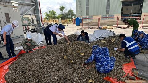 Thu giữ, điều tra vụ tuồn lậu 25 tấn vỏ đạn quân dụng vào Việt Nam