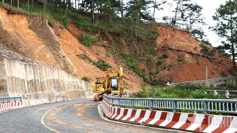 Lâm Đồng: Thông đèo D’ran sau hơn 1 tháng sạt lở