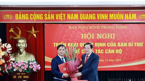 Ban Bí thư bổ nhiệm đồng chí Nguyễn Xuân Trường giữ chức Phó trưởng ban Nội chính Trung ương