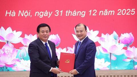 Đồng chí Lê Hải Bình giữ chức Phó giám đốc Học viện Chính trị quốc gia Hồ Chí Minh