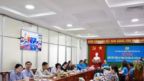 Tăng cường truyền thông hướng tới Đại hội XIV Công đoàn Việt Nam