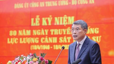 Thủ tướng Lê Minh Hưng: Cảnh sát hình sự luôn vì nước quên thân, vì dân phục vụ