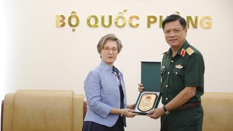 Thượng tướng Nguyễn Trường Thắng tiếp Đại biện lâm thời Ba Lan