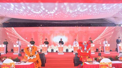 Thượng tướng Nguyễn Quang Ngọc dự lễ khởi công nhà ở xã hội cho LLVT tại Khánh Hòa