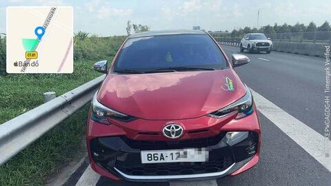 Xử phạt 78 triệu đồng với 6 tài xế dừng đỗ xe trên cao tốc