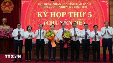Đồng chí Lương Tuấn Hùng được bầu làm Phó chủ tịch UBND tỉnh Cao Bằng