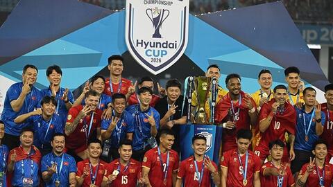 HLV Kim Sang-sik nói gì khi đội tuyển Việt Nam vô địch ASEAN Cup 2026?