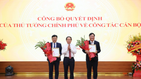 Phó Thủ tướng Lê Tiến Châu trao Quyết định bổ nhiệm 2 Phó Tổng Thanh tra Chính phủ