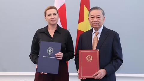 Tuyên bố chung về việc thiết lập quan hệ Đối tác chiến lược toàn diện Việt Nam-Đan Mạch