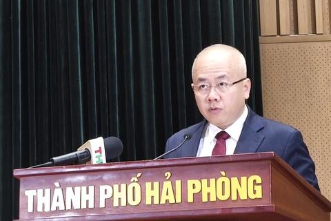 Ông Đỗ Thành Trung giữ chức Chủ tịch UBND thành phố Hải Phòng