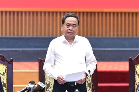 Chủ tịch Quốc hội Trần Thanh Mẫn chủ trì hội nghị với Ban Thường vụ Đảng ủy Viện Kiểm sát nhân dân tối cao
