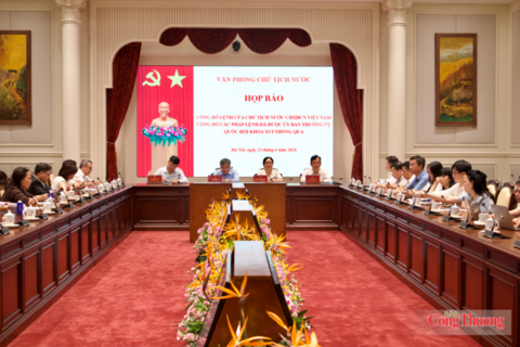 Công bố hai pháp lệnh mới về tư pháp và hoàn thiện pháp luật