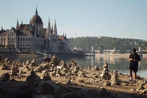 Mực nước sông Danube thấp kỷ lục