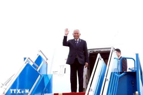 Chủ tịch Quốc hội kiêm Chủ tịch Hạ viện Vương quốc Thái Lan bắt đầu thăm chính thức Việt Nam