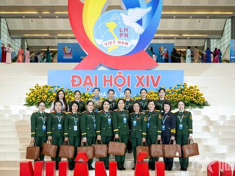 Đại hội đại biểu Phụ nữ toàn quốc lần thứ XIV khai mạc phiên thứ nhất