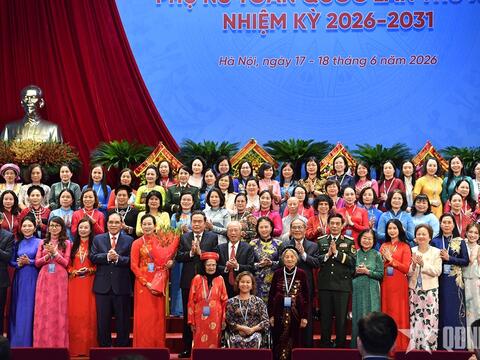 Đồng chí Lê Thị Thủy tái đắc cử Chủ tịch Hội Liên hiệp Phụ nữ Việt Nam khóa XIV