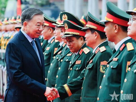 Tổng Bí thư, Chủ tịch nước Tô Lâm dự Lễ kỷ niệm 80 năm Ngày truyền thống Bộ đội Pháo binh - Tên lửa