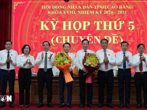 Đồng chí Lương Tuấn Hùng được bầu làm Phó chủ tịch UBND tỉnh Cao Bằng