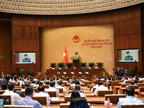 Đại tướng Phan Văn Giang tiếp thu ý kiến đại biểu Quốc hội về dự án Luật Phòng, chống phổ biến vũ khí hủy diệt hàng loạt
