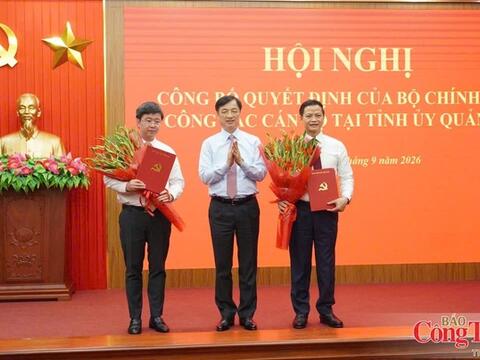 Ông Vương Quốc Tuấn được chỉ định giữ chức Bí thư Tỉnh ủy Quảng Trị
