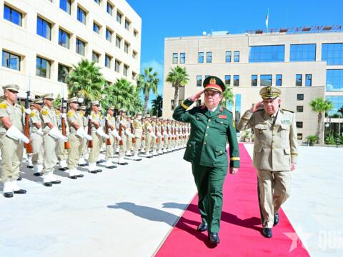 Lễ đón Đại tướng Nguyễn Trọng Nghĩa thăm chính thức Cộng hòa Algeria dân chủ và nhân dân