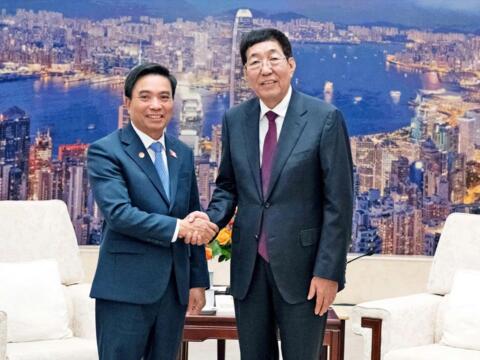 Phó chủ tịch Quốc hội, Chủ tịch Nhóm Nghị sĩ hữu nghị Việt - Trung Nguyễn Doãn Anh gặp Chủ tịch Nhóm Nghị sĩ hữu nghị Trung - Việt