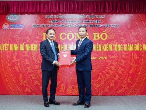 Ông Đặng Đình Thích được bổ nhiệm làm Thành viên HĐTV kiêm Tổng Giám đốc VAMC