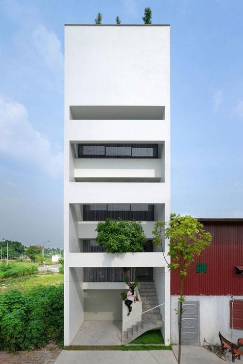 Ngôi nhà với diện tích nhỏ nhưng vẫn bắt mắt. Ngôi nhà với diện tích nhỏ nhưng vẫn bắt mắt.