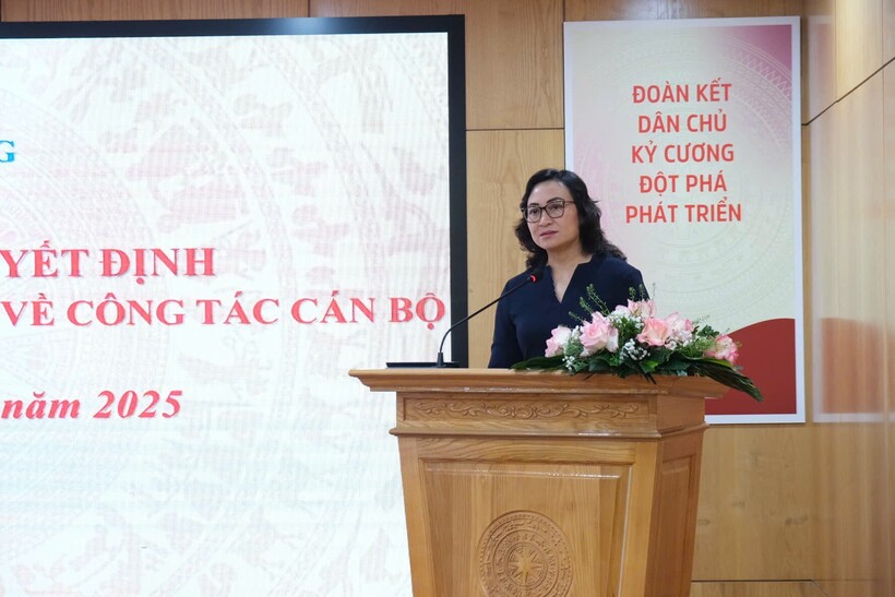 Thứ trưởng Phan Thị Thắng phát biểu. Ảnh: Lê An