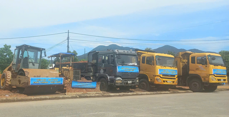 Khởi công hạ tầng kỹ thuật khu tái định cư Lộc Tiến (giai đoạn 2). Ảnh: Nguyễn Tuấn