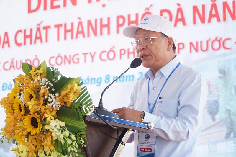Phó Giám đốc Sở Công Thương thành phố Đà Nẵng Nguyễn Văn Trừ phát biểu tại chương trình diễn tập